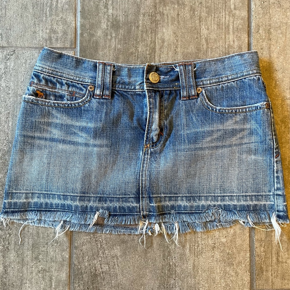 Abercrombie Jean Skirt